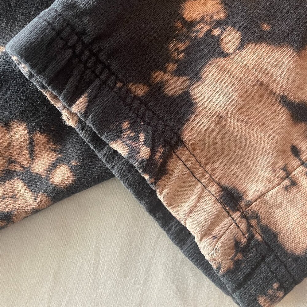 Brooklyn Cloth MFG Co. Tie‑Dye Joggers – Black/Coffee Brown – Size S - Picture 8 of 9